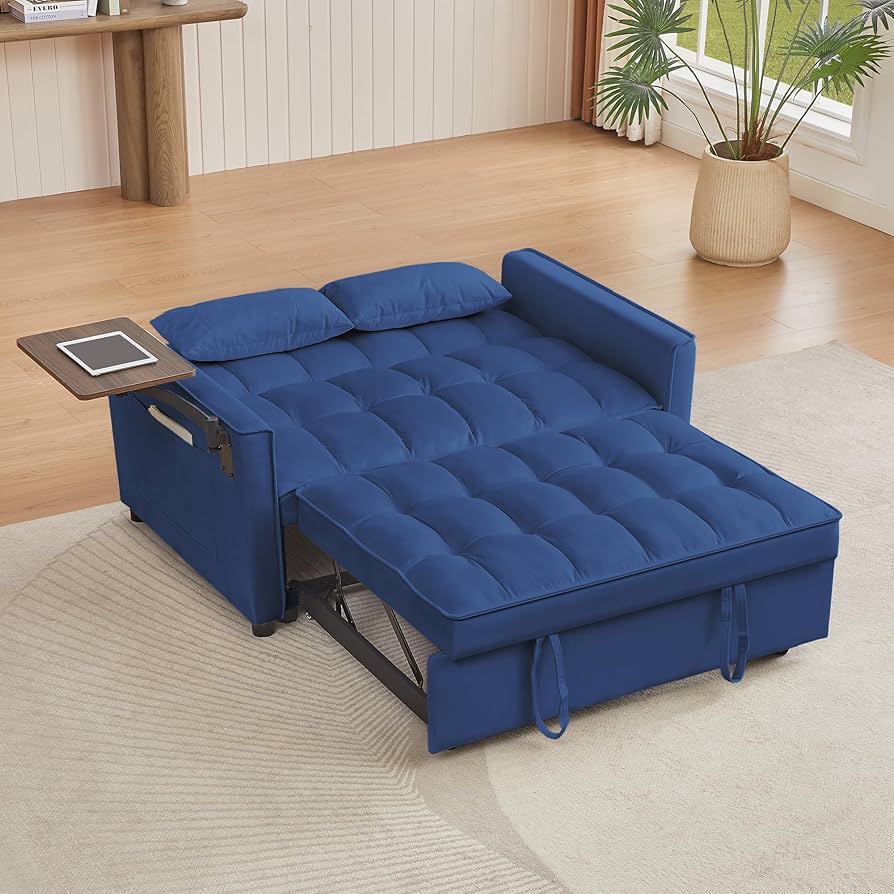Amazon.com: 3 in 1 Convertible Sleeper Sofa Bed, 53.14